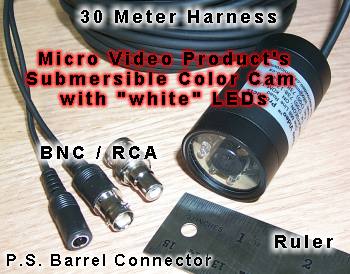  Submersible Color Camera with Illuminator